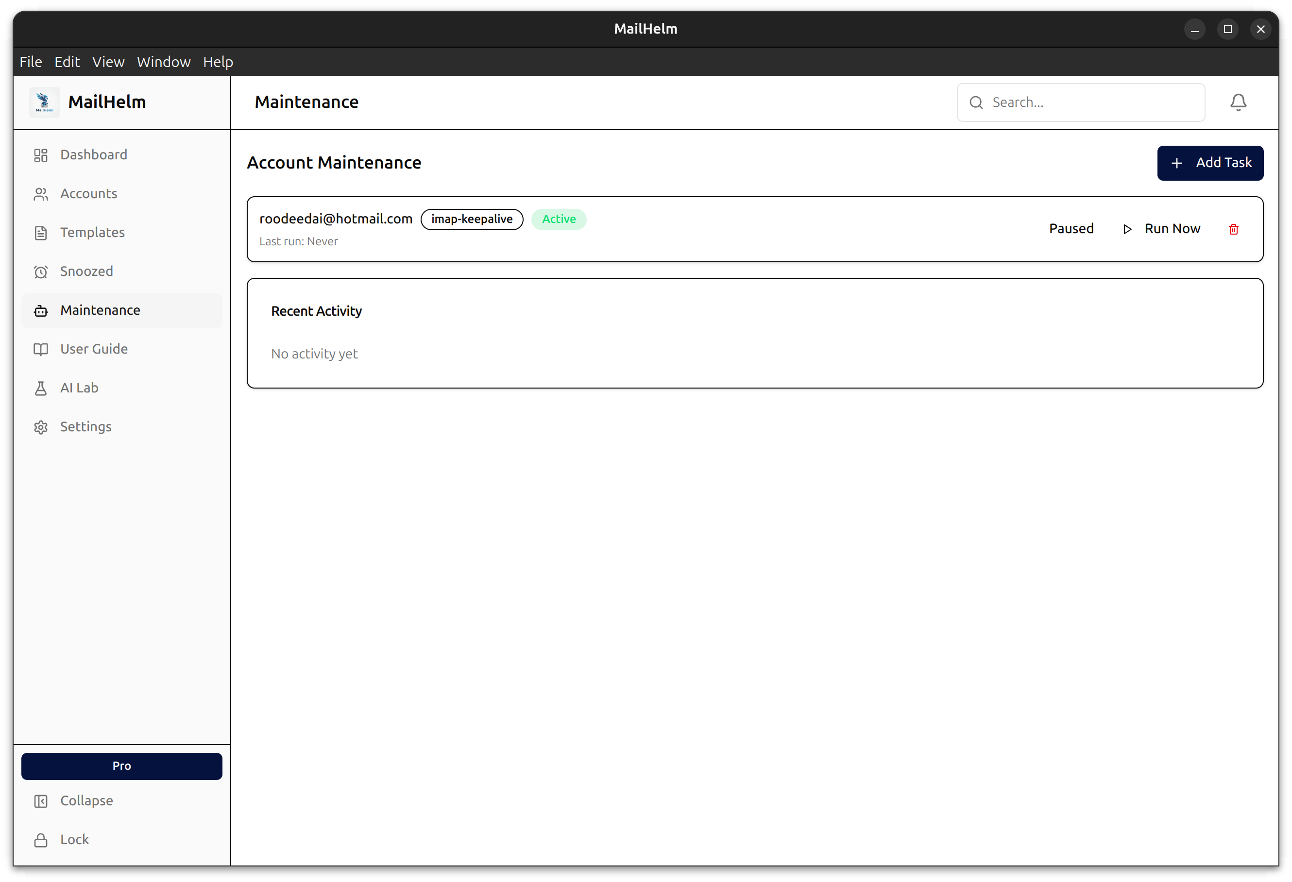 Account Keep-Alive Engine